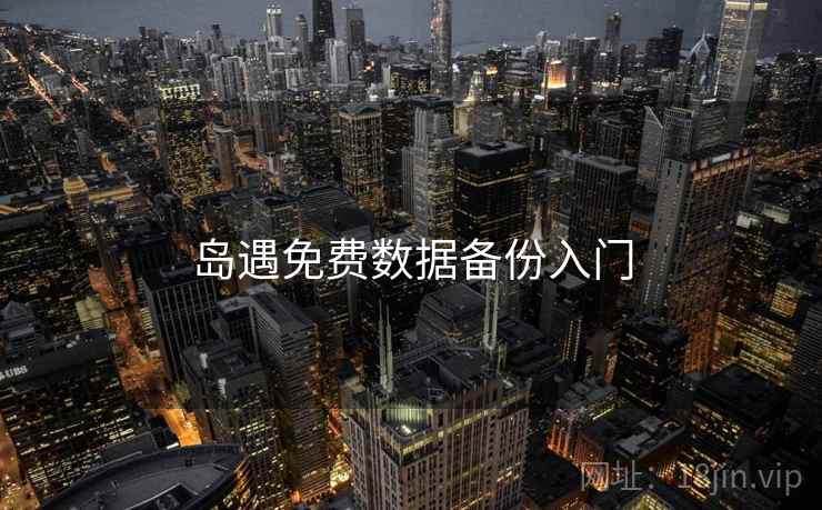 岛遇免费数据备份入门 第2张 岛遇免费数据备份入门 第2张
